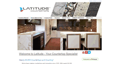 Desktop Screenshot of latitudecountertops.com