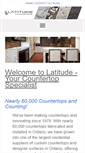 Mobile Screenshot of latitudecountertops.com